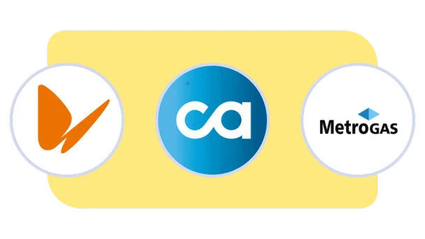 Logos de empresas argentinas de gas