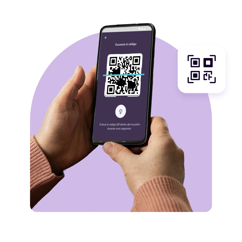 Aplicación para pagos con QR en Argentina